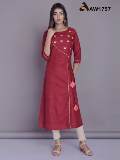 Angarkha Style Mahi Silk...
